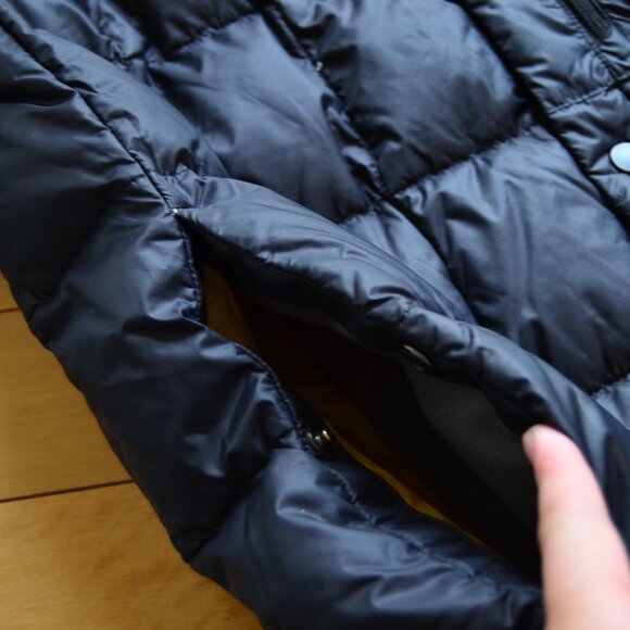 Mountain Hardwear Jacket Mens Large Goose Down Puffer Jacket Black - Picture 9 of 14